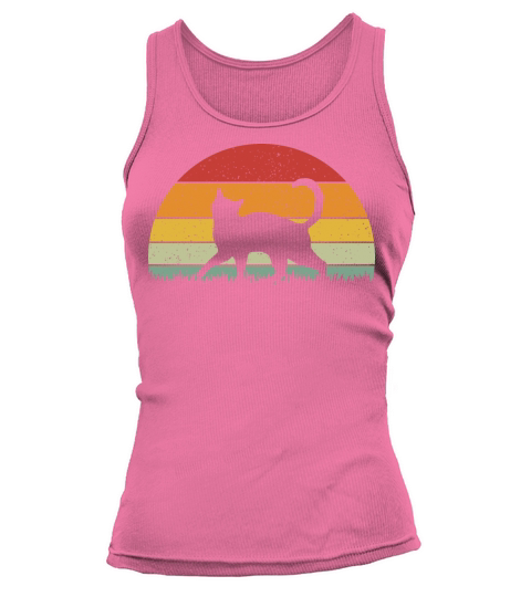 Vintage Retro Cat Vintage Cat Tank top Woman