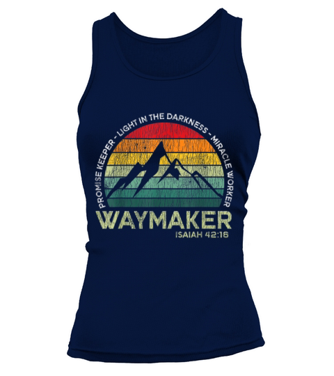 Waymaker Promise Keeper Miracle Worker Christian Tank top Woman