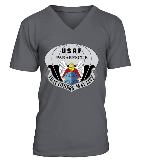 Air Force Pararescue PJ Military Veteran Morale T-Shirt V-Neck T-shirt