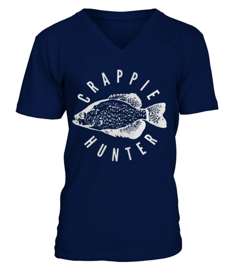 Crappie Hunter Fishing Lovers T-Shirt V-Neck T-shirt