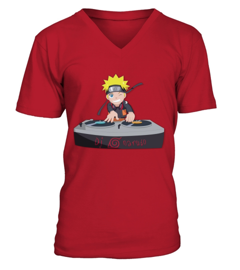 DJ NARUTO V-Neck T-shirt