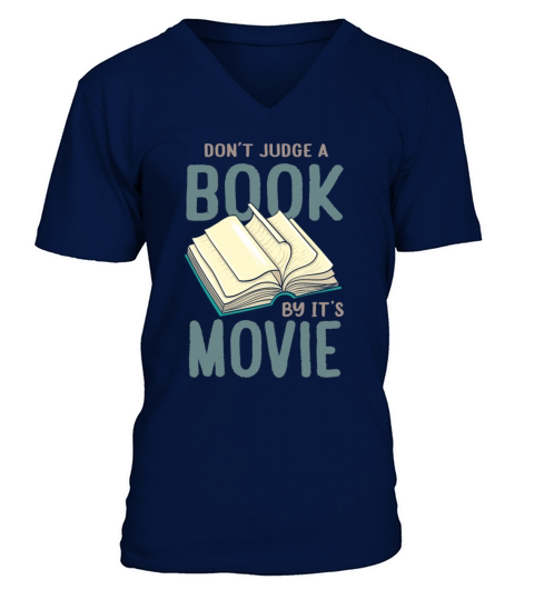 Dont Judge A Book By Its Movie Book Lover Reader V-Neck T-shirt