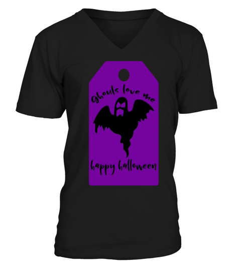 Halloween Gift Tags Printable Halloween 4 V-Neck T-shirt