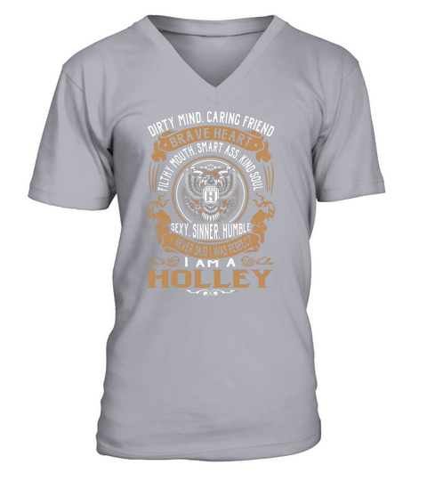 HOLLEY Last Name, Surname Tshirt V-Neck T-shirt