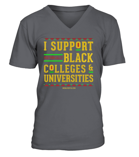 I Support HBCUs V-Neck T-shirt