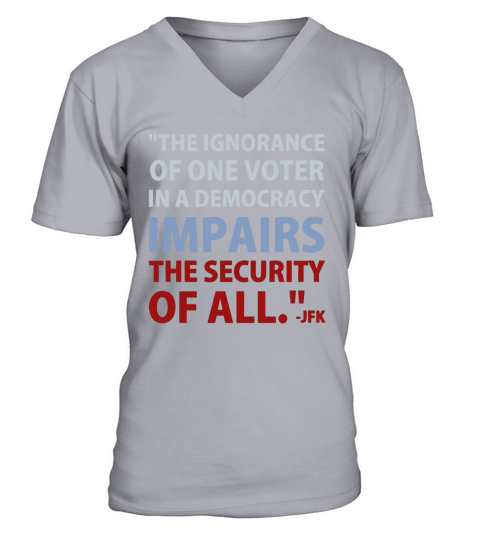 JFK T-Shirt V-Neck T-shirt