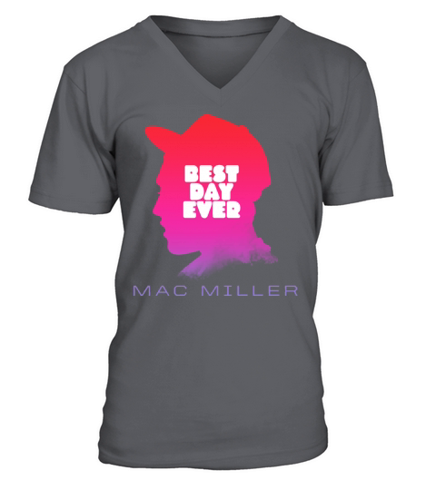 Mac Miller Best Day Ever V-Neck T-shirt