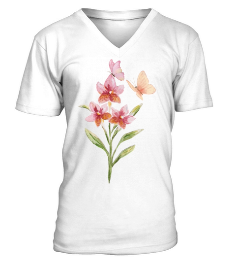 Vintage Snapdragons V-Neck T-shirt