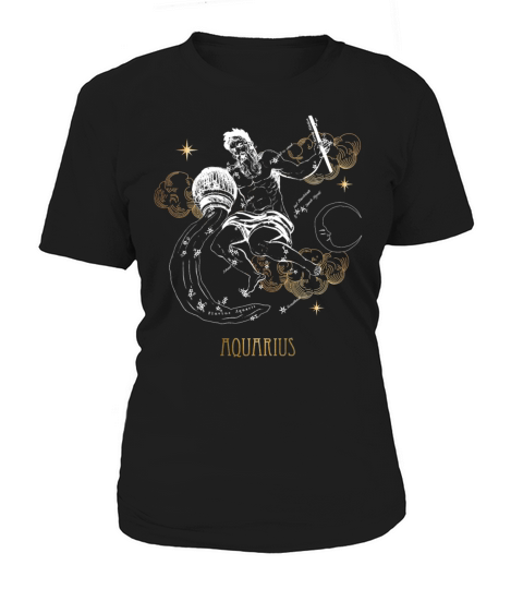Aquarius Vintage Celestial Map Women's T-Shirt