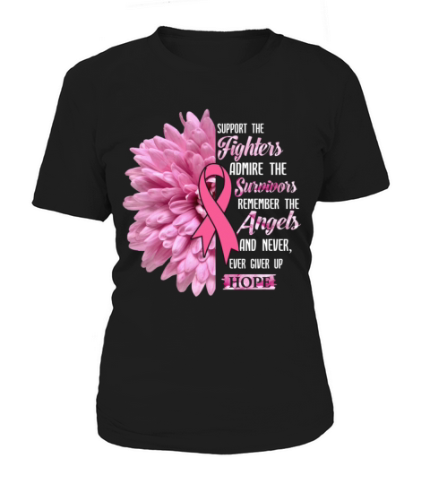 Breast Cancer Support The Fighters Gift For Her Women's T-Shirt