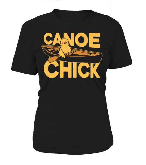Canoe Canoeing Girl Chicken Women's T-Shirt