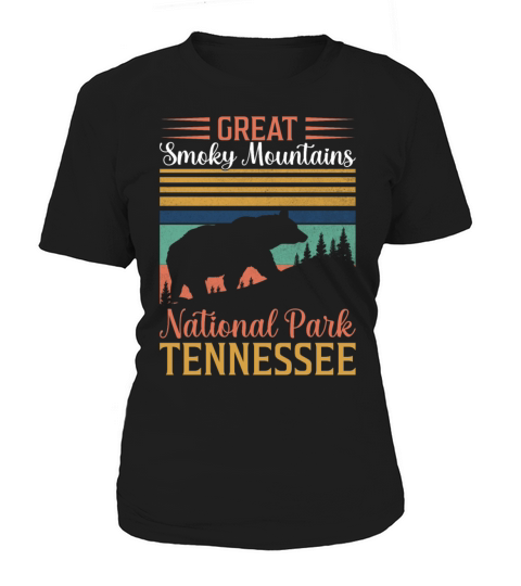 Great Smoky Mountains National Park Vintage Mounta Women's T-Shirt