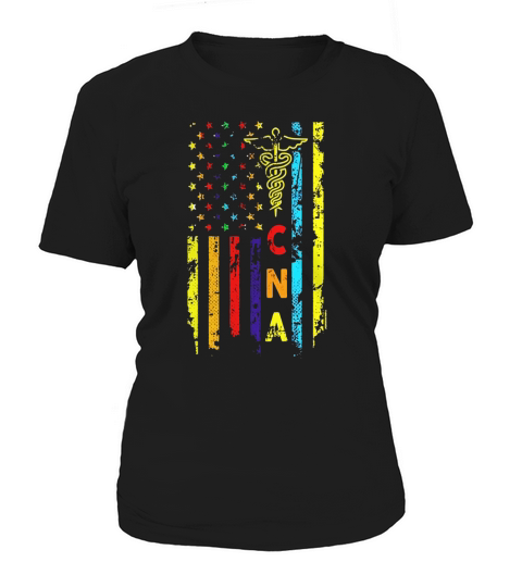 Rainbow American Flag T-Shirt, CNA Pride Gift Women's T-Shirt