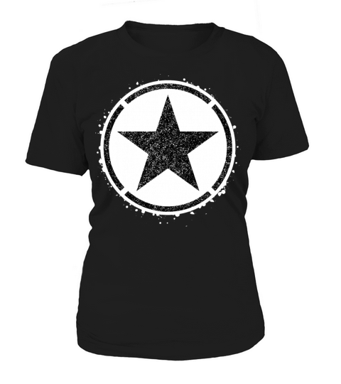 Sponge stencil Star inside circle Women's T-Shirt