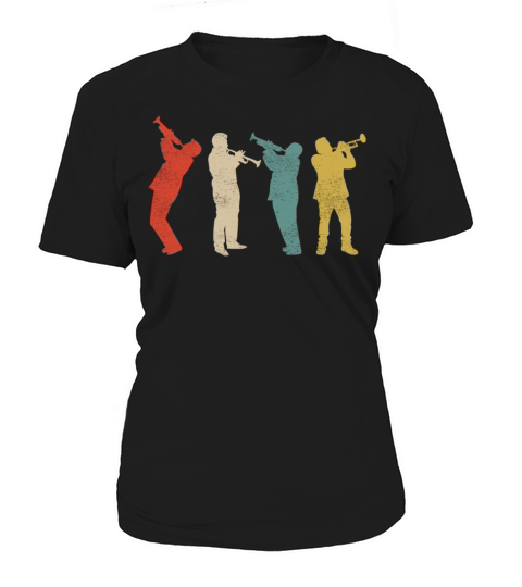 Trumpet Player Retro Vintage Women's T-Shirt