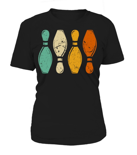 Vintage Bowling Pins Retro Bowler Women's T-Shirt
