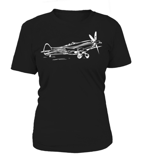 Vintage Popeller Flieger Airplane Women's T-Shirt