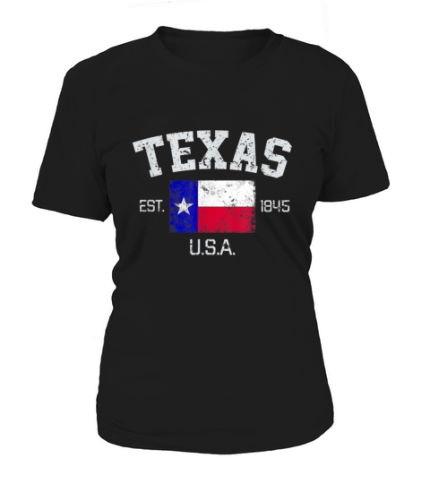 Vintage Texas Austin EST 1845 Souvenir Gift Women's T-Shirt