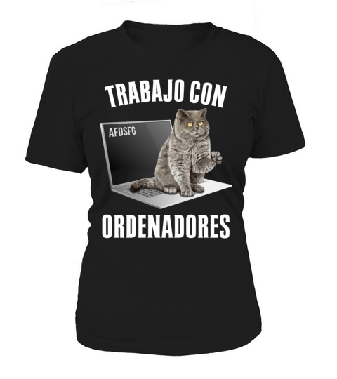 Working With Computers And Geek Cats Women's T-Shirt