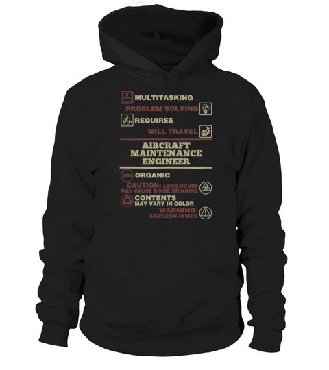 AIRCRAFT MAINTENANCE ENGINEER Hoodie Unisex