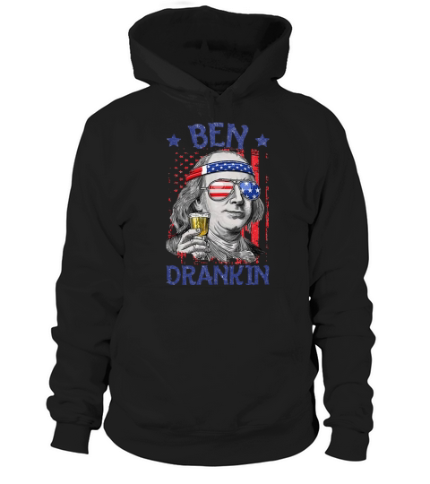 American Flag Beer Ben Drankin shirt Hoodie Unisex