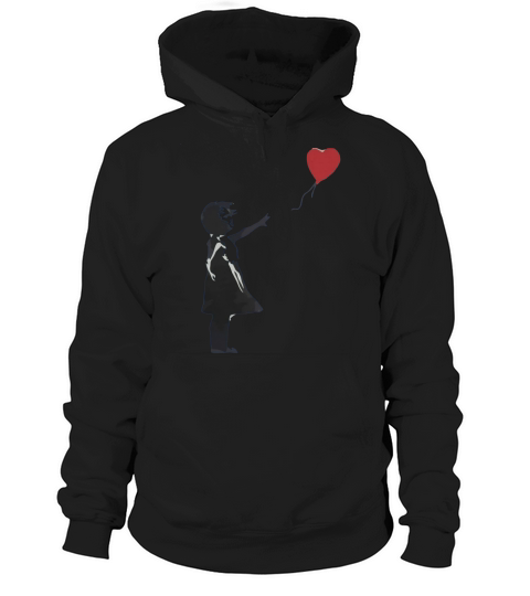 Banksy - Girl With Balloon Hoodie Unisex