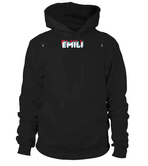 Emili Name - Funny Name Emili 80s theme Hoodie Unisex