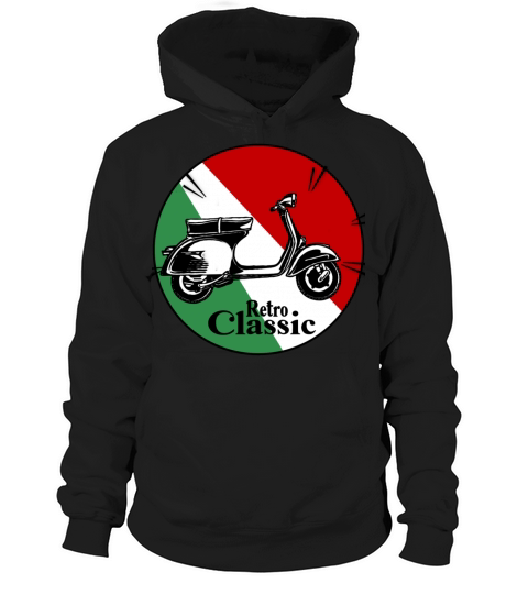 ITALIA VESPA SCOOTER T SHIRT Hoodie Unisex