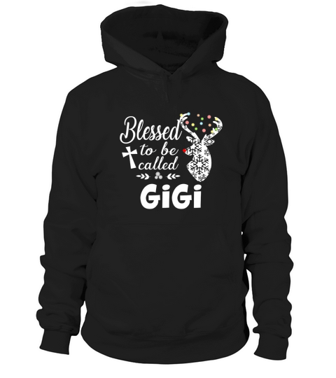Merry Christmas Blessed To Be Called Gigi Hoodie Unisex