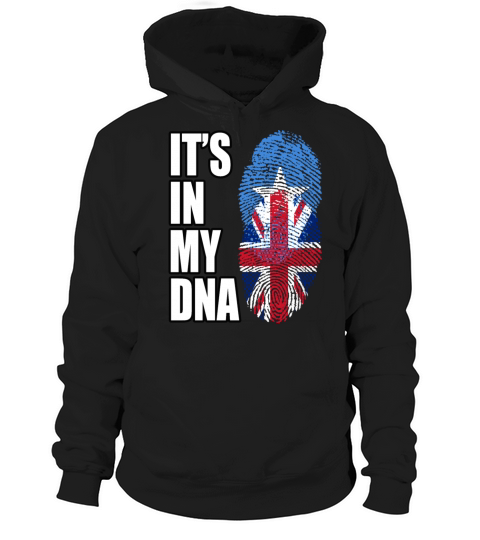 Somali And British Vintage Heritage DNA Flag Hoodie Unisex