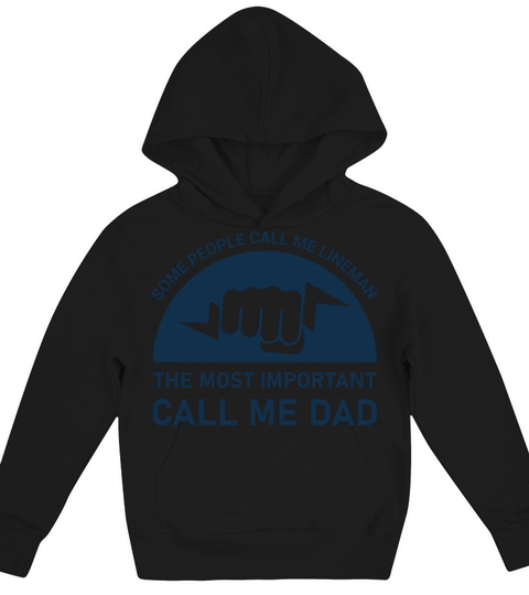 Some People Call me Lineman - Electrician Kids Hoodie
