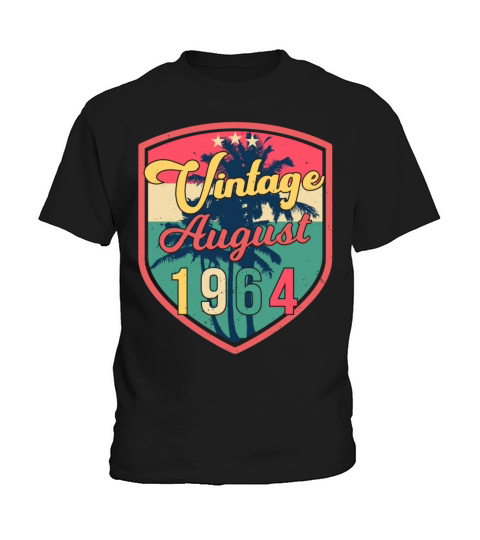 1964 August Vintage Kids T-Shirt