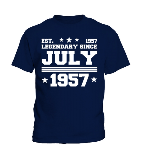 65th birthday July vintage 1957 gift idea Kids T-Shirt