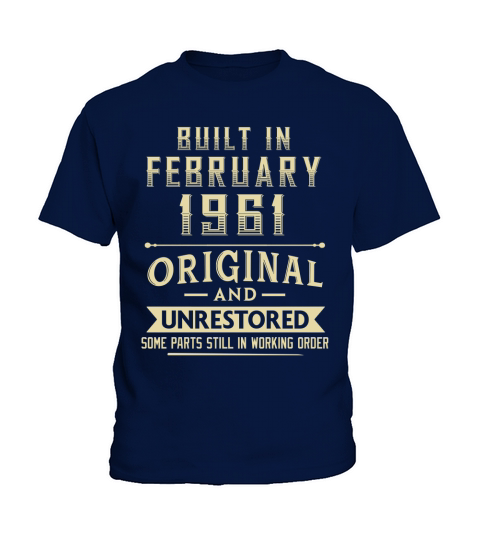 Built in february 1961 original and unrestored Kids T-Shirt