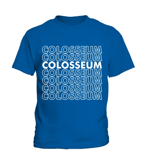 Colosseum Retro Rome Vintage Italy Romans Kids T-Shirt