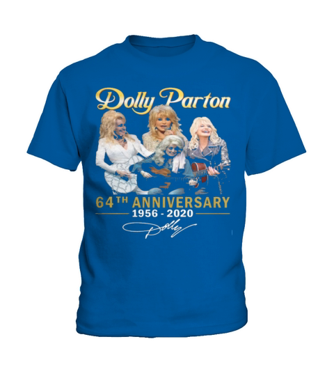 Dolly Parton 64th Anniversary 1956 2020 American Singer Fans Kids T-Shirt