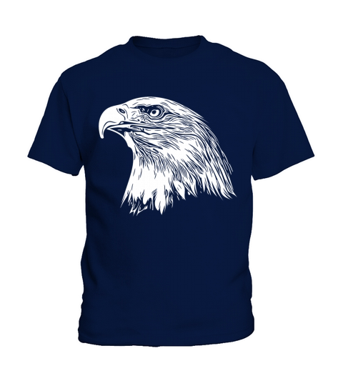 Eagle Portrait For Nature Bird Lovers Kids T-Shirt