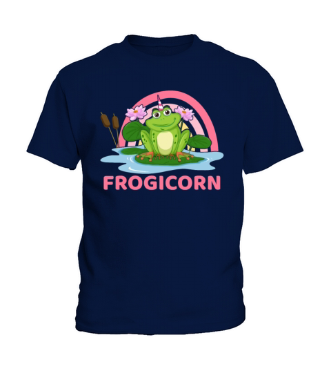 Frogicorn - Funny Unicorn and Frog Lover Pun Kids T-Shirt
