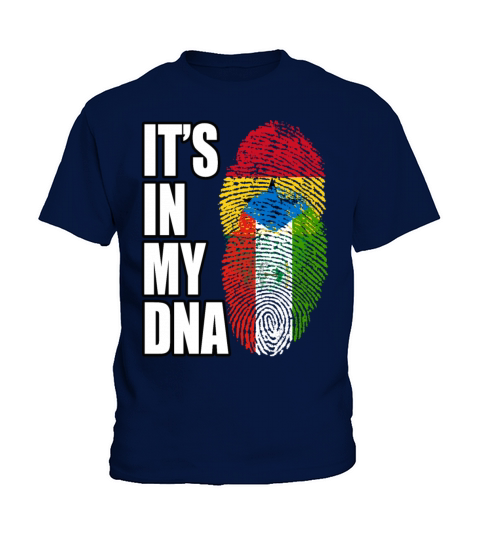 Ghanaian And Equatorial Ghanaian Mix Heritage DNA Kids T-Shirt