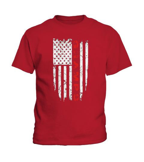Gramps American Flag T-shirt Grandpa Gifts Men Tee Shirts Kids T-Shirt