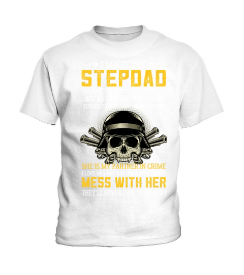 Im Not A Stepdad Im The DAD Who Stepped Up Funny Q Kids T-Shirt