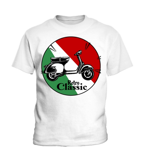 ITALIA VESPA SCOOTER T SHIRT Kids T-Shirt