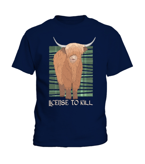 License To Kilt - Kilt Wearing Scotsman Kids T-Shirt