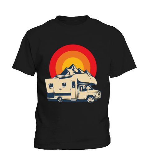 Retro Motorhome Vintage Camper Kids T-Shirt