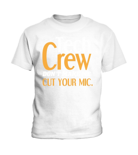 Theater Technician Crew Kids T-Shirt