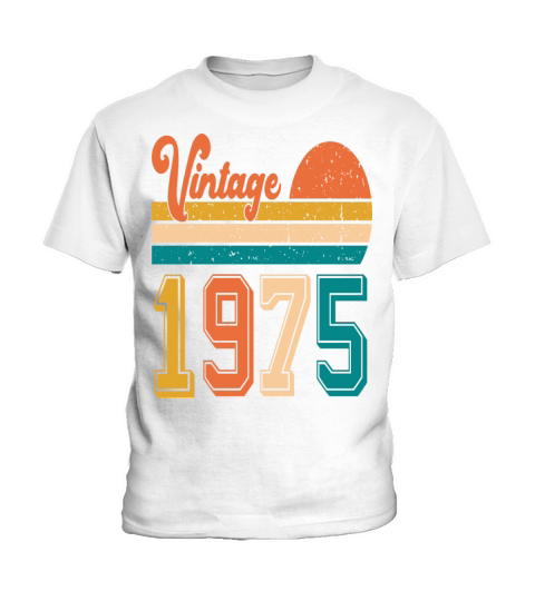 Vintage 1975 birthday gift Kids T-Shirt