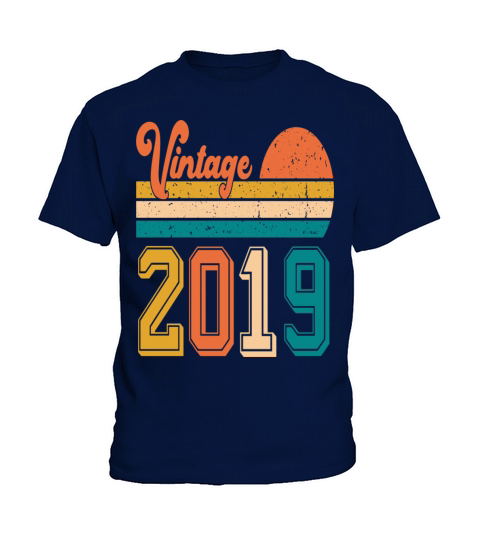 Vintage 2019 birthday gift Kids T-Shirt