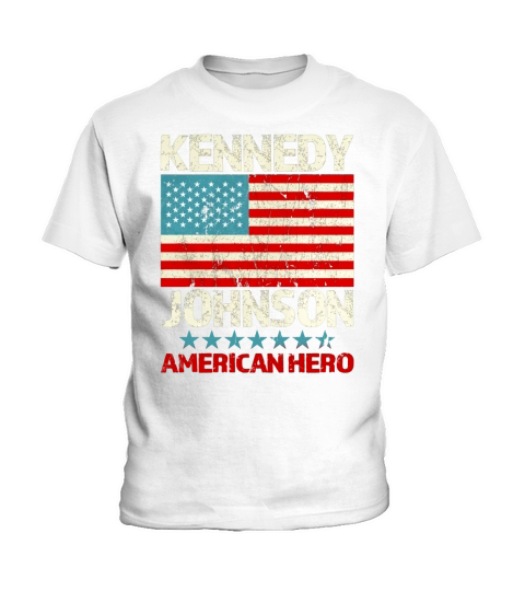 Vintage Distressed Kennedy Johnson JFK 1960 35th President T Kids T-Shirt