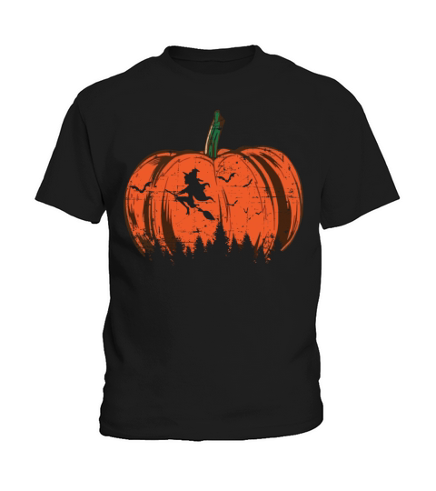 Vintage Halloween pumpkin Kids T-Shirt