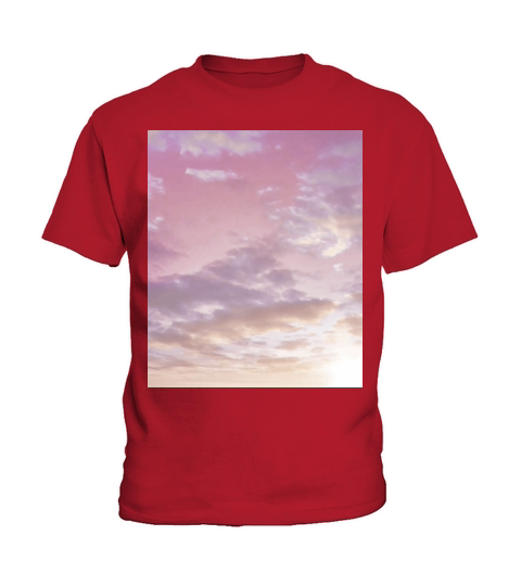 Vintage Pink Cloud Aesthetic Dreamcore Angelcore Kids T-Shirt